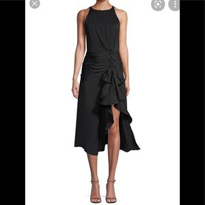 Ramy Brook midi blk dress 0